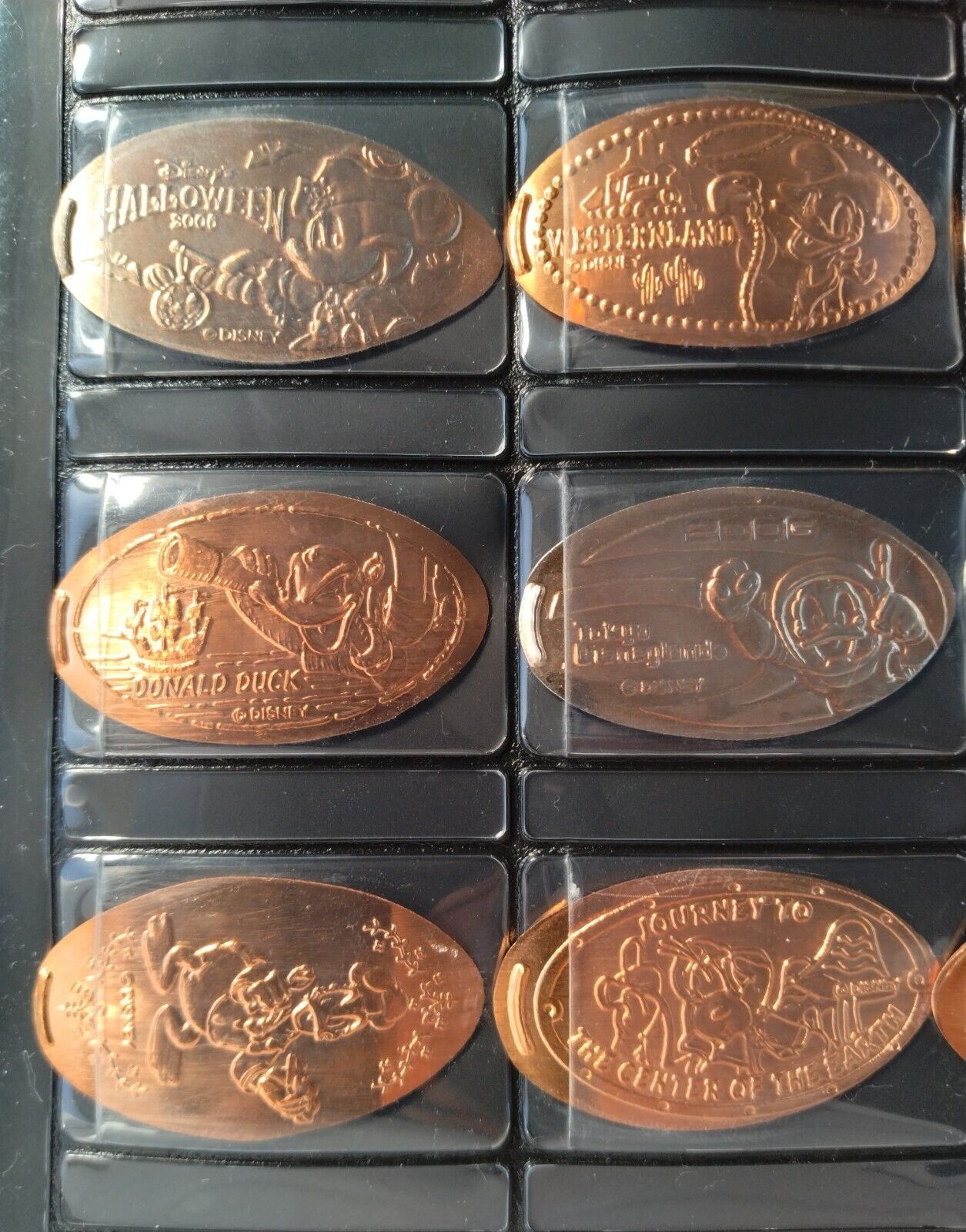 Tokyo Disney Resort 19 Souvenir Medallion Coins with Special Collection Album