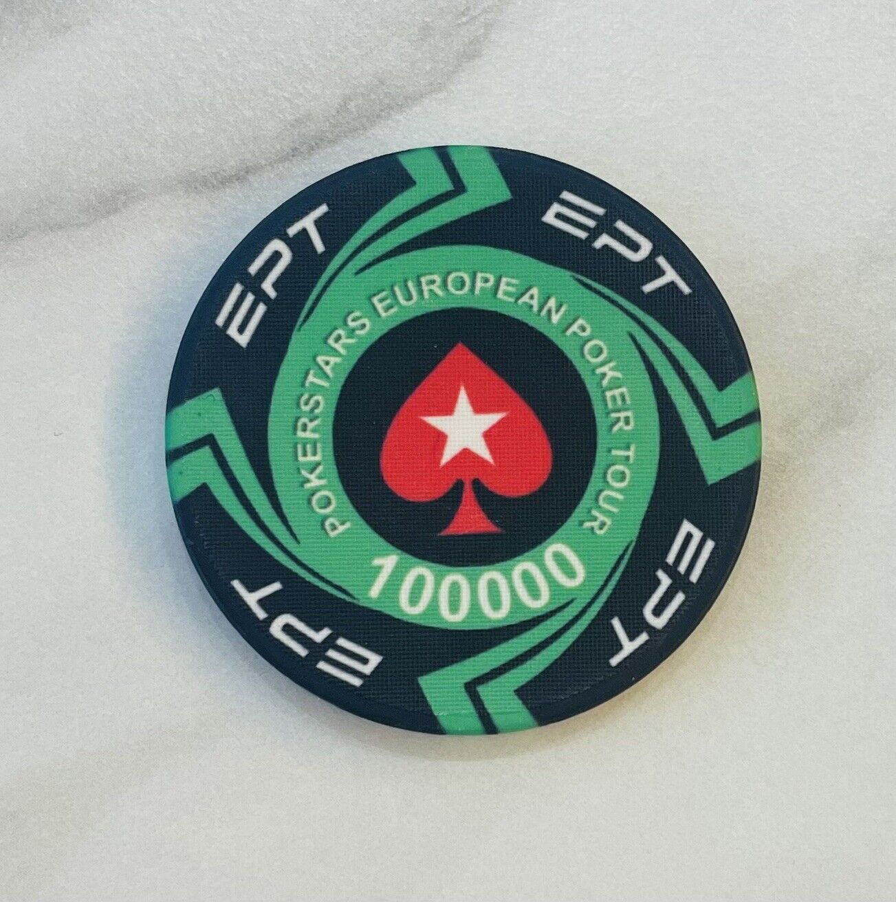 Poker Chips POKERSTARS EPT Ceramic Chips,11 pieces sample Set