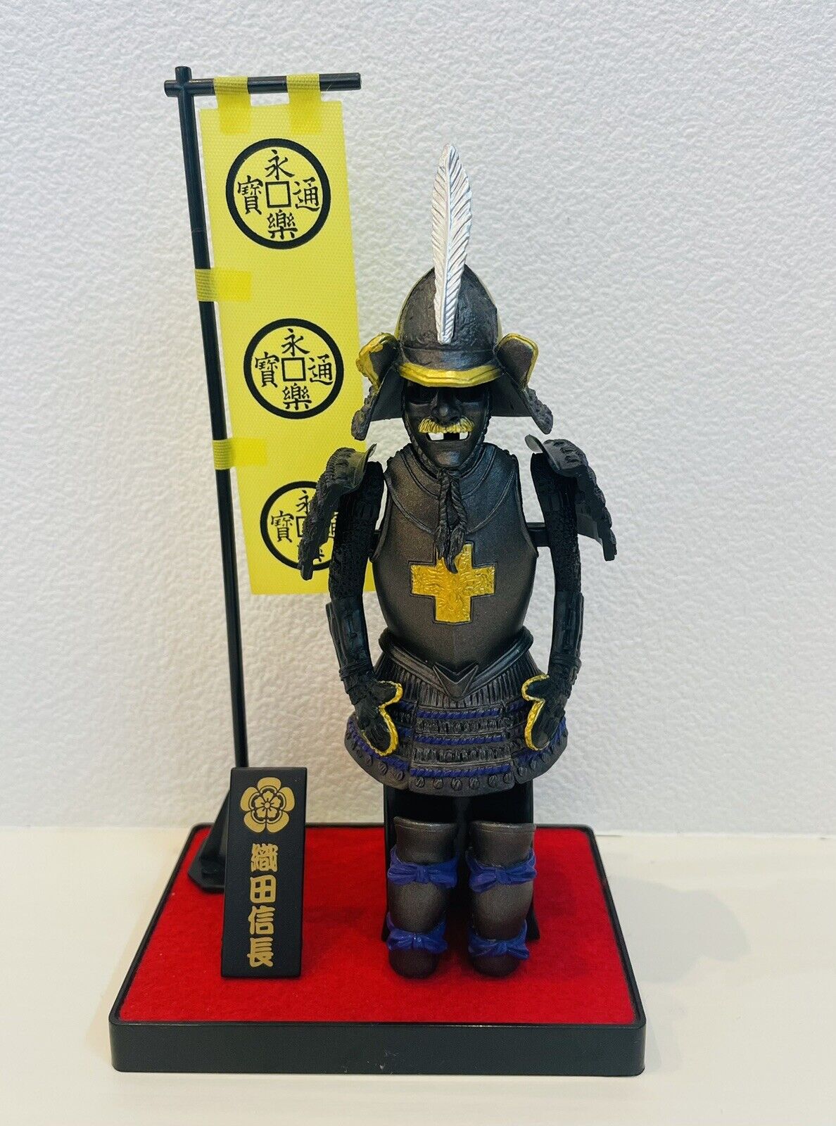 Oda Nobunaga Kabuto Small figure Sengoku Period Warrior Bushi good condition