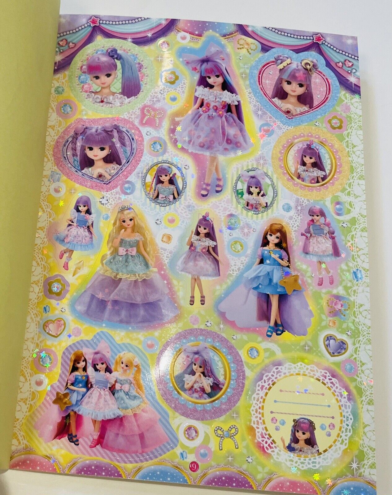 Licca chan sticker book. More than 600 stickers!