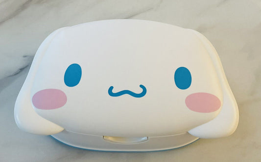 Sanrio Cinnamoroll Wet Tissue Wipes Reusable Case Box WITHOUT Tissues