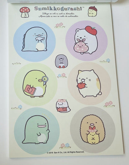 Sumikko gurashi coloring book and folding papers(Origami,Chiyogami)