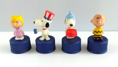 Pepsi bottle cap Figure collection Snoopy set of 4 ⑦