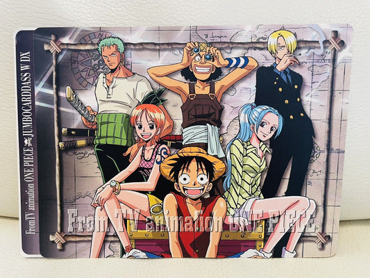 ONE PIECE stickers big size/Mugiwara,Straw Hat Crew/2001/Rare/from Japan