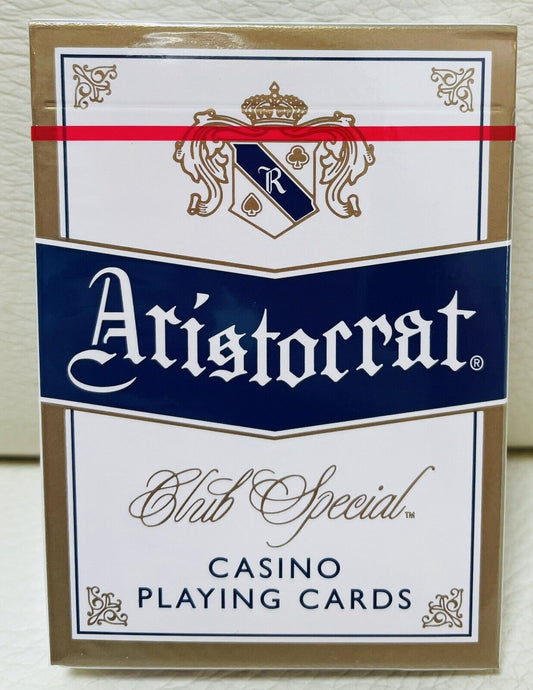 Aristocrat playing cards Club Special blue Casino playing cards made in USA new