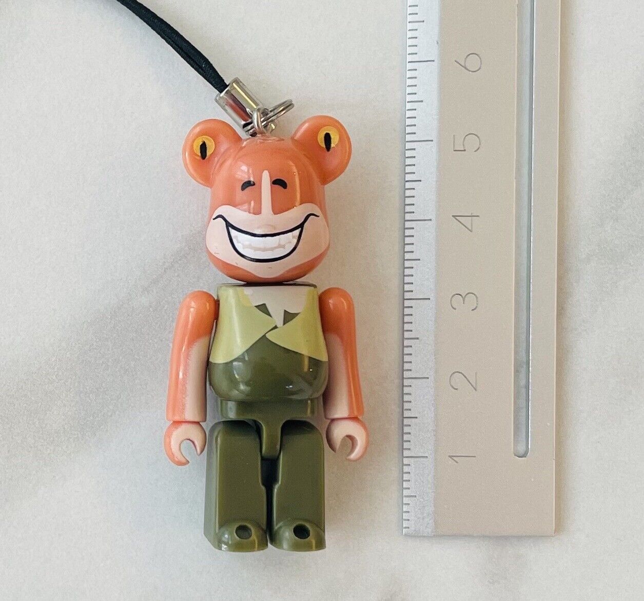 Star Wars Bearbrick Small Figure JAR JAR BINKS Good Condition