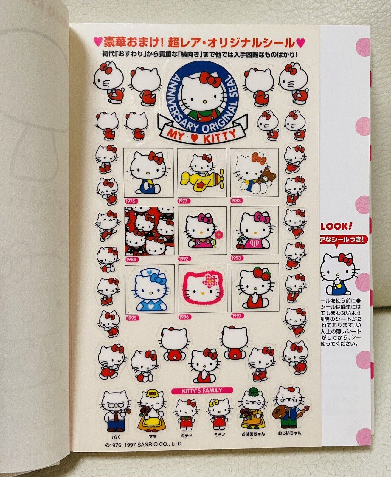 Hello Kitty Book,My Kitty,1997,Good Condition