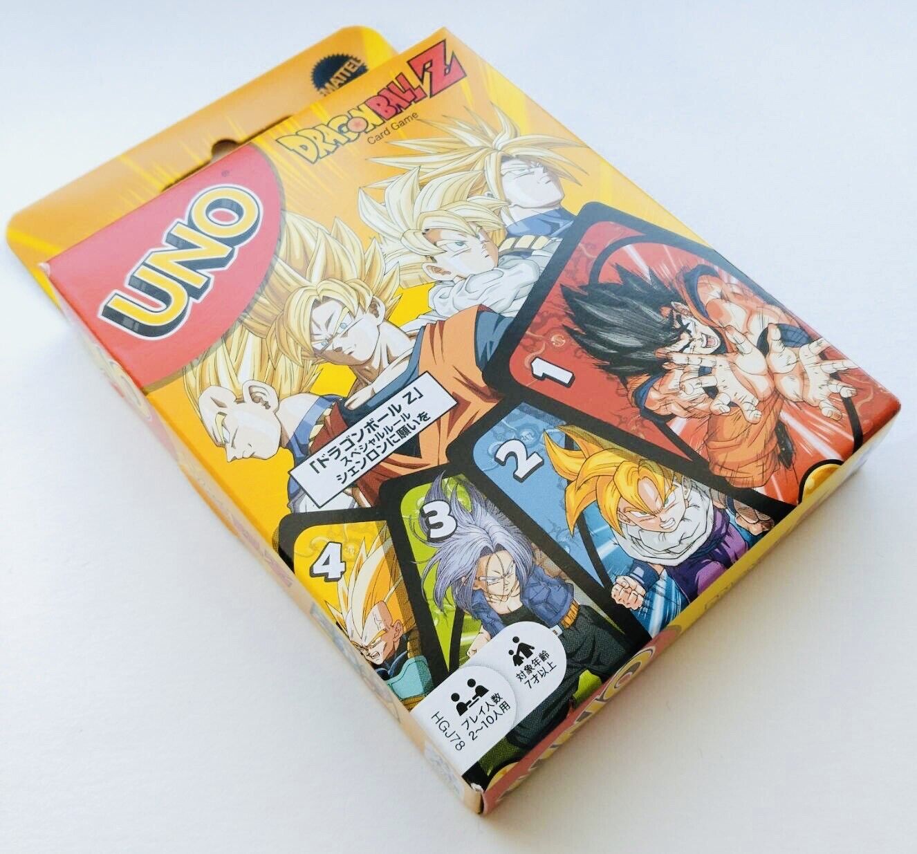 Dragon ball Z UNO Cards Japanese Edition New