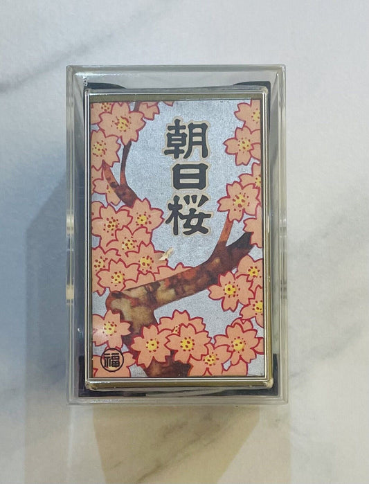 Vintage Nintendo Hanafuda Asahizakura 朝日桜 Black Very Rare,made before 1989