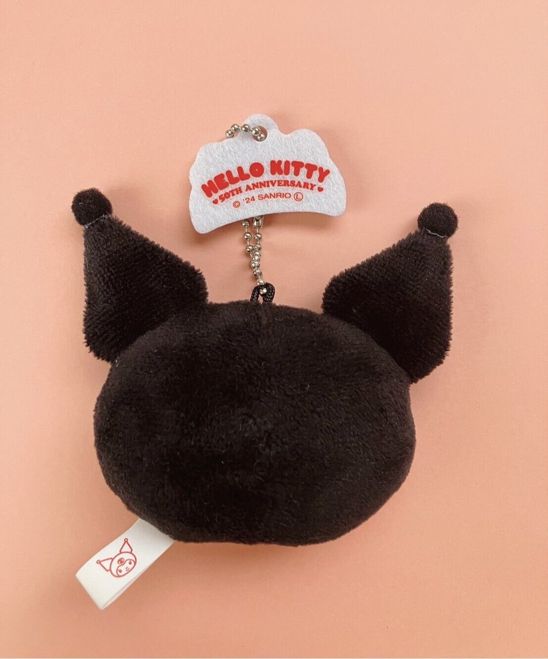 Sanrio Kuromi Plush Key Chain Hello Kitty 50th Anniversary from Japan