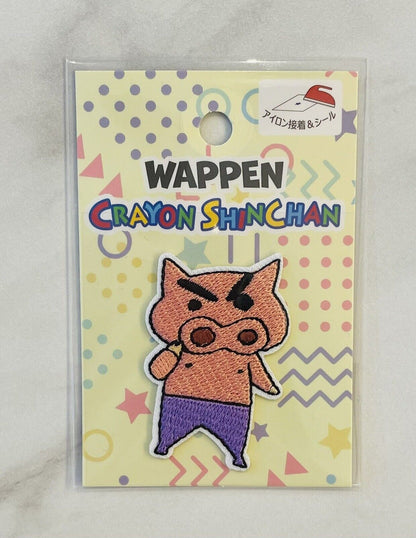 CRAYON SHIN CHAN Iron on Patch 3 pieces New from Japan ②