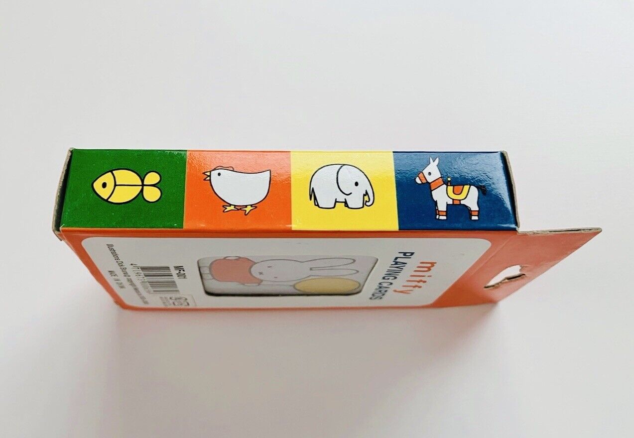 miffy Playing Cards Dick Bruna Orange Color New 2003 Rare