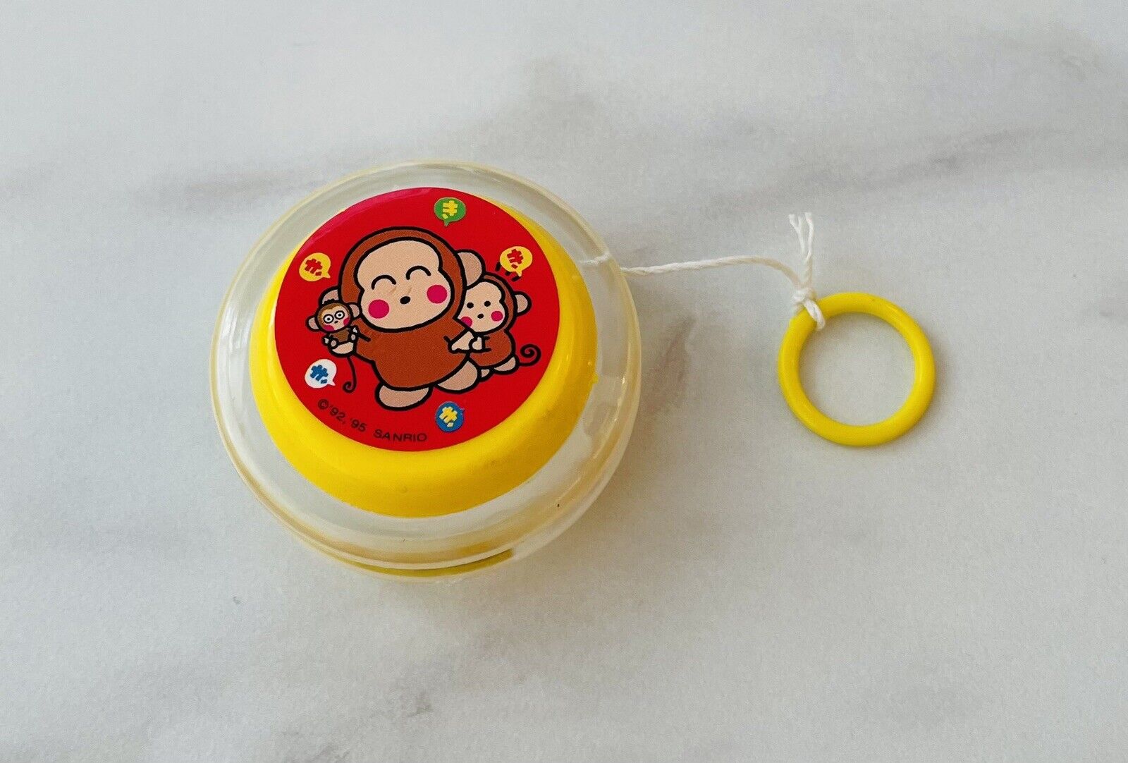 Sanrio retro YO-YO spinner OSARU NO MONKICHI made in 1995 cute monkey♡new sealed