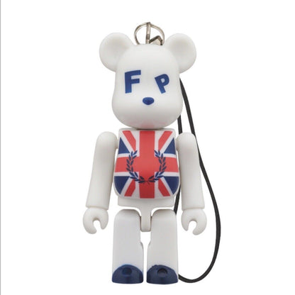 FRED PERRY Bearbrick Small Figure Strap Lipton New Sealed 2012 Rare