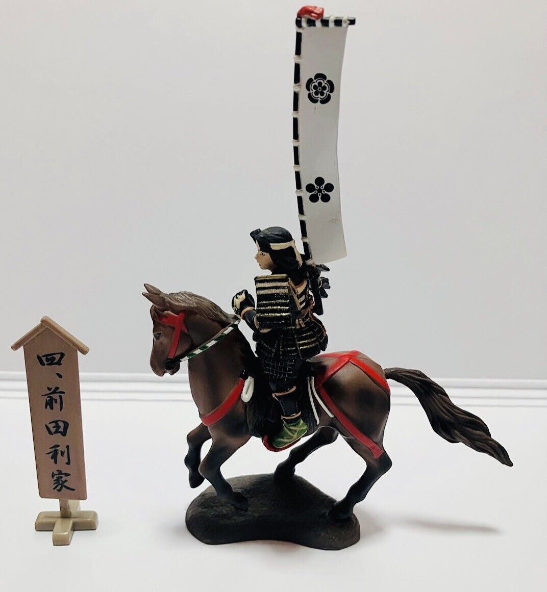 Maeda Toshiie Small figure Sengoku Period Warrior Bushi Samurai good condition