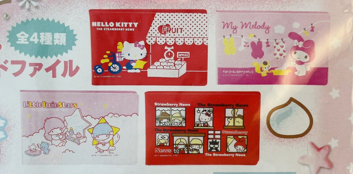 Sanrio Magazine Strawberry News, June,2011.With cute card folder.rare!