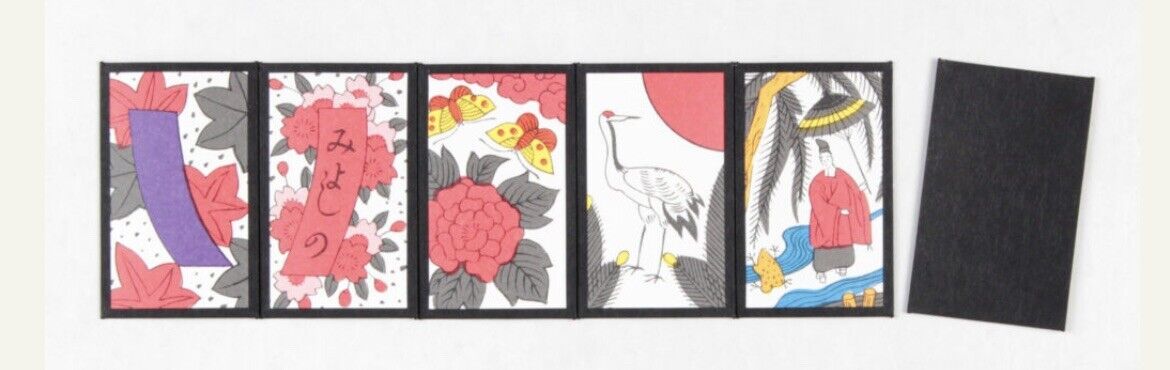 Hanafuda 金天狗 by 大石天狗堂 Japanese Playing Cards/Black/Unused