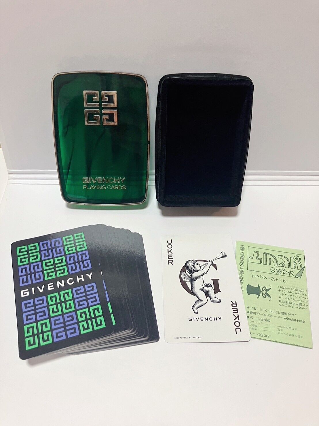 GIVENCHY Playing Cards by Nintendo. Plastic.used.very rare