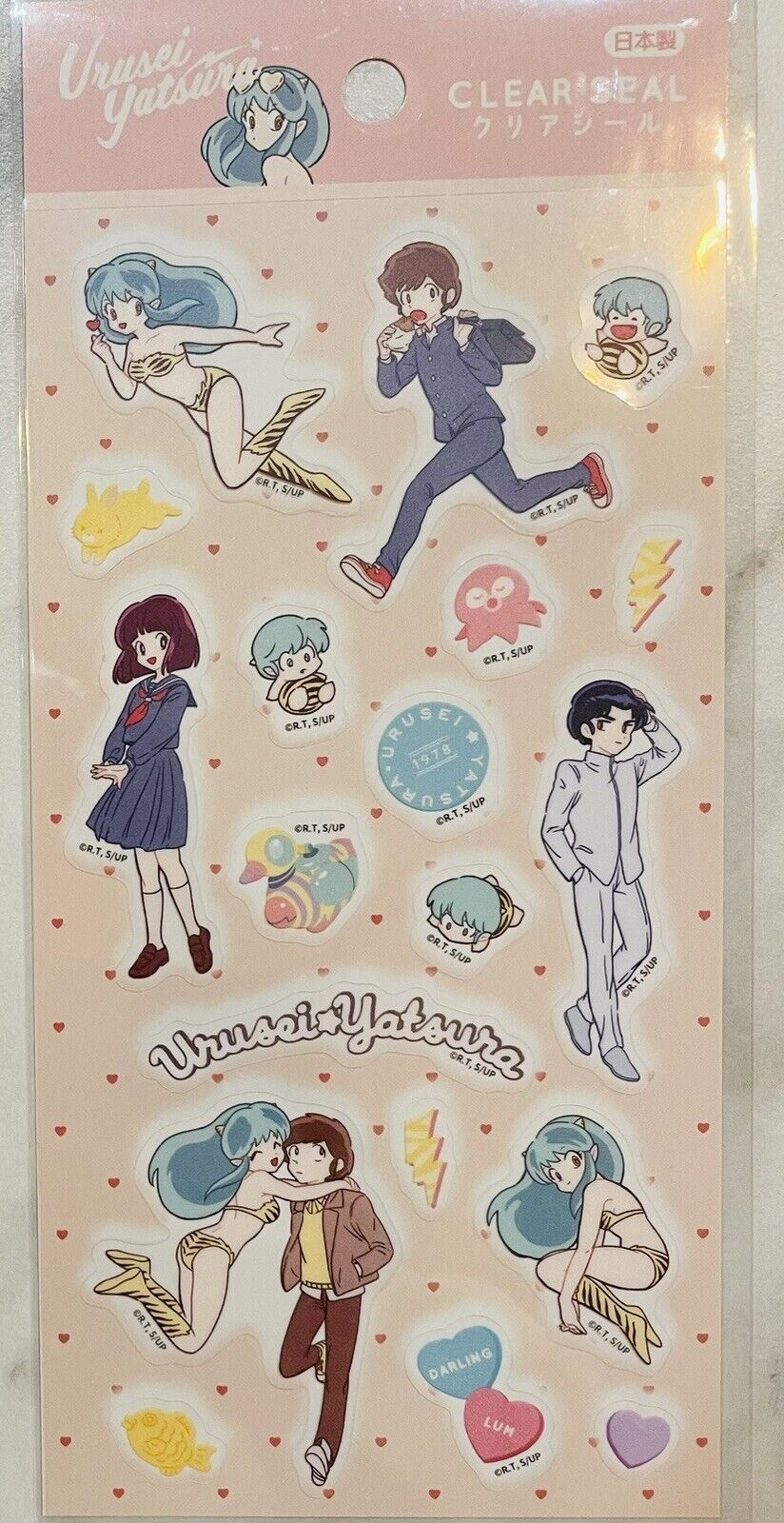 Urusei Yatsura letter set and stickers.new!