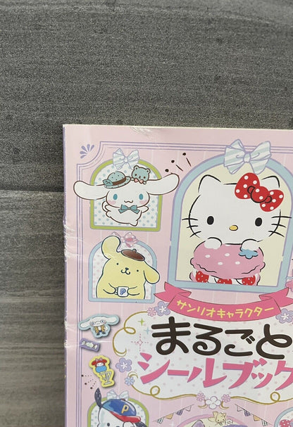 Sanrio Sticker Book 22 sheets of stickers. Sanrio popular characters from Japan