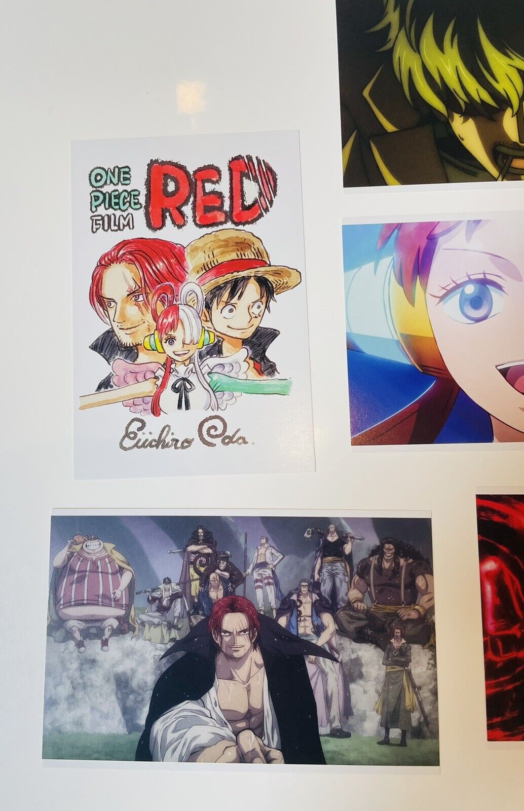 ONE PIECE Film Red postcards/set of 8 postcards/New,sealed/from Japan