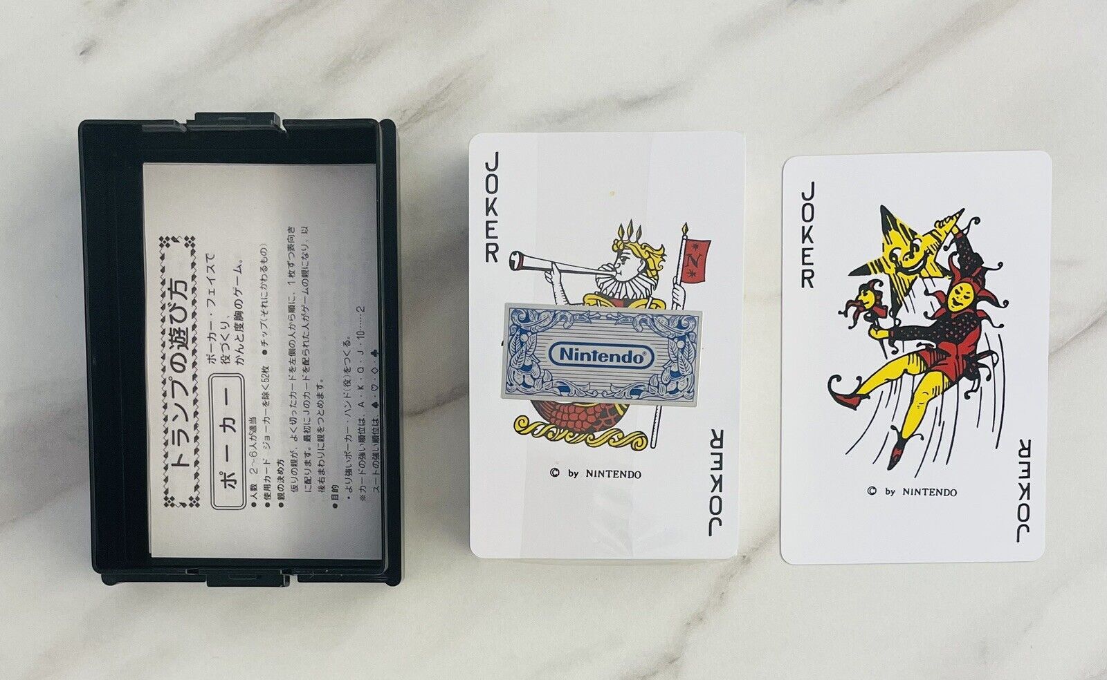 Nintendo plastic playing cards,discontinued product,Rare,unused.