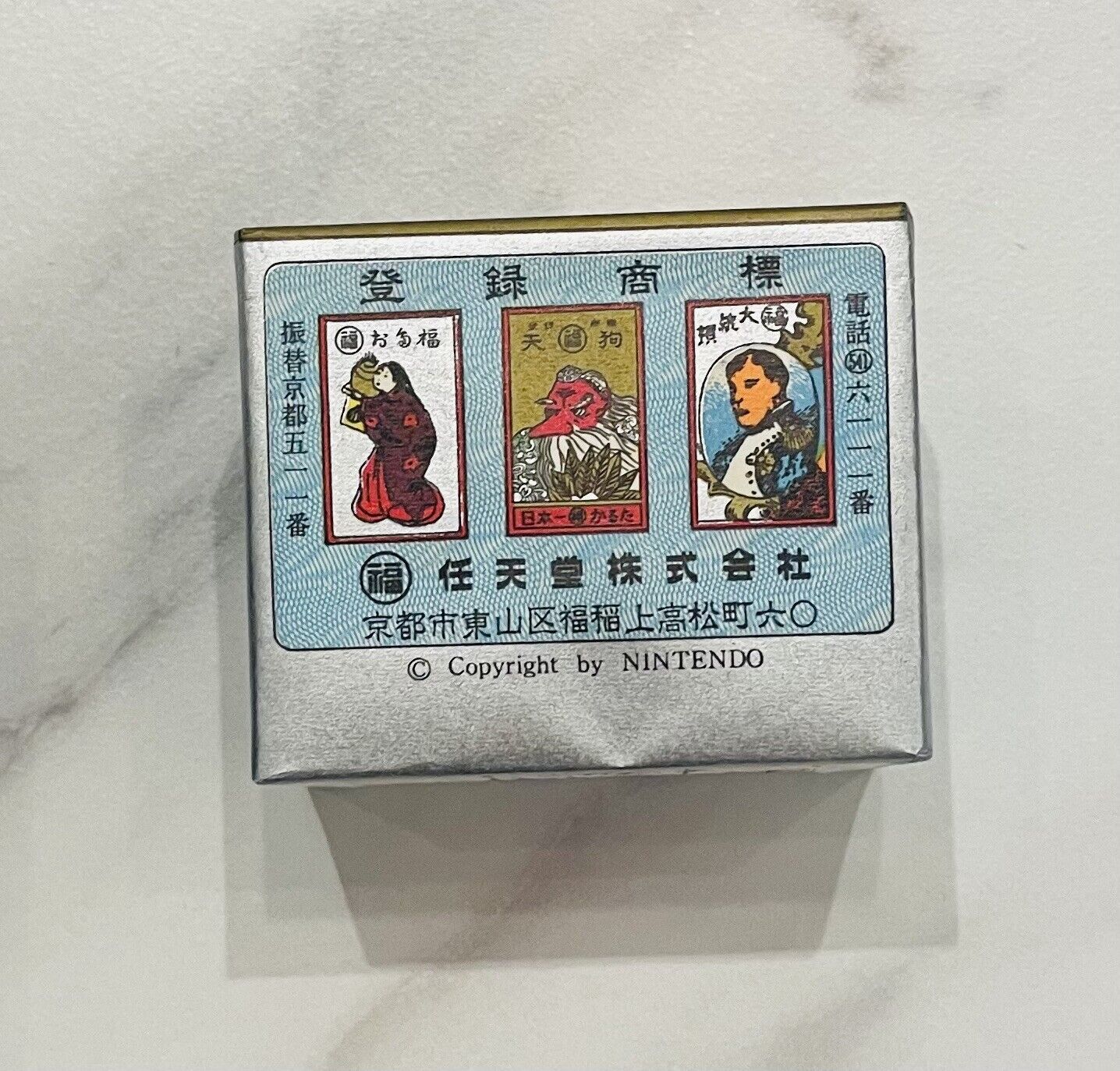 Nintendo Hanafuda Otafuku お多福,Black,Rare,discontinued product made before 1989,