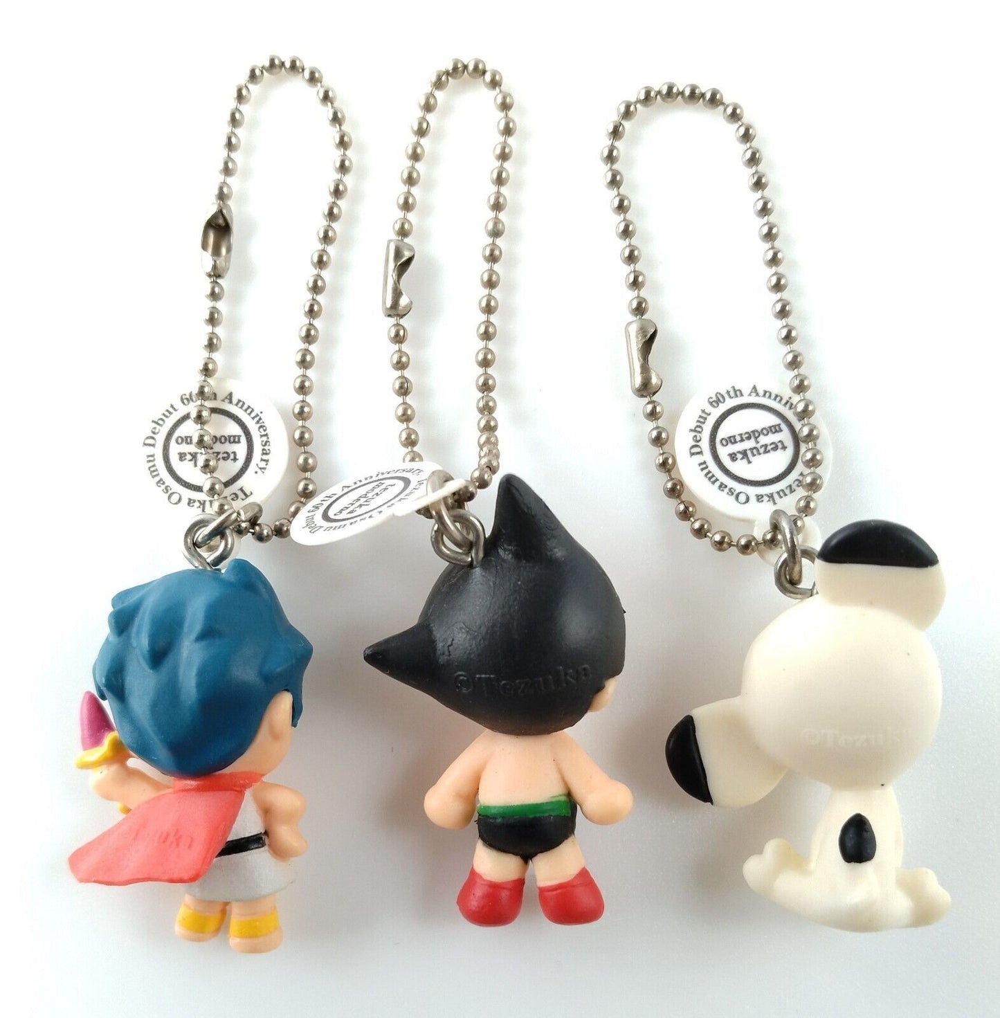 Coca Cola Astro Boy , JUNGLE EMPEROR LEO and Triton Keychain Mini Figure Set