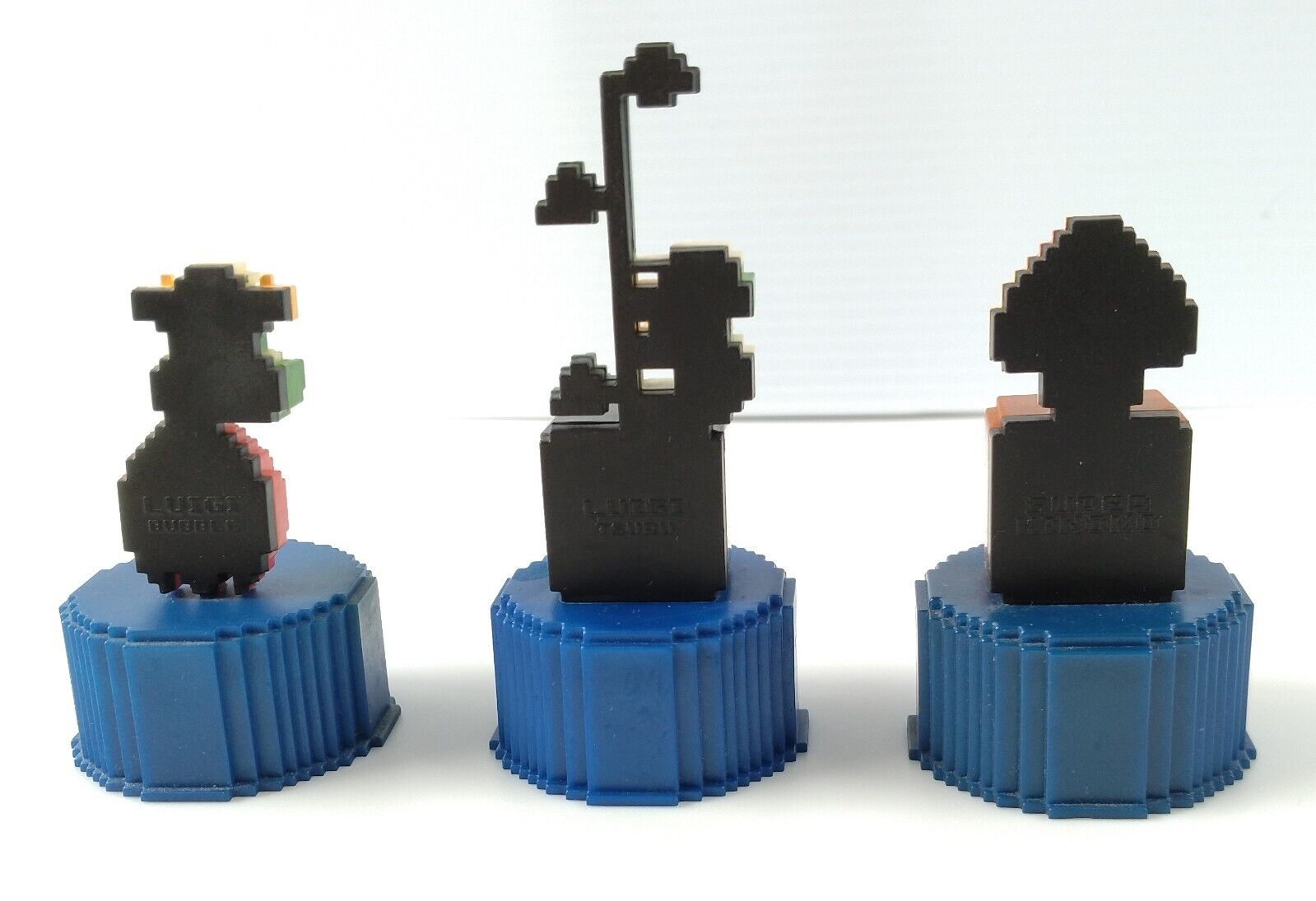 PEPSI Super Mario Bros. Dot Bottle Cap set of 3