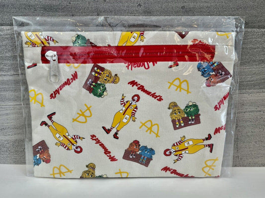 Mcdonald's Zipper Pouch Bag Ronald McDonald New Sealed