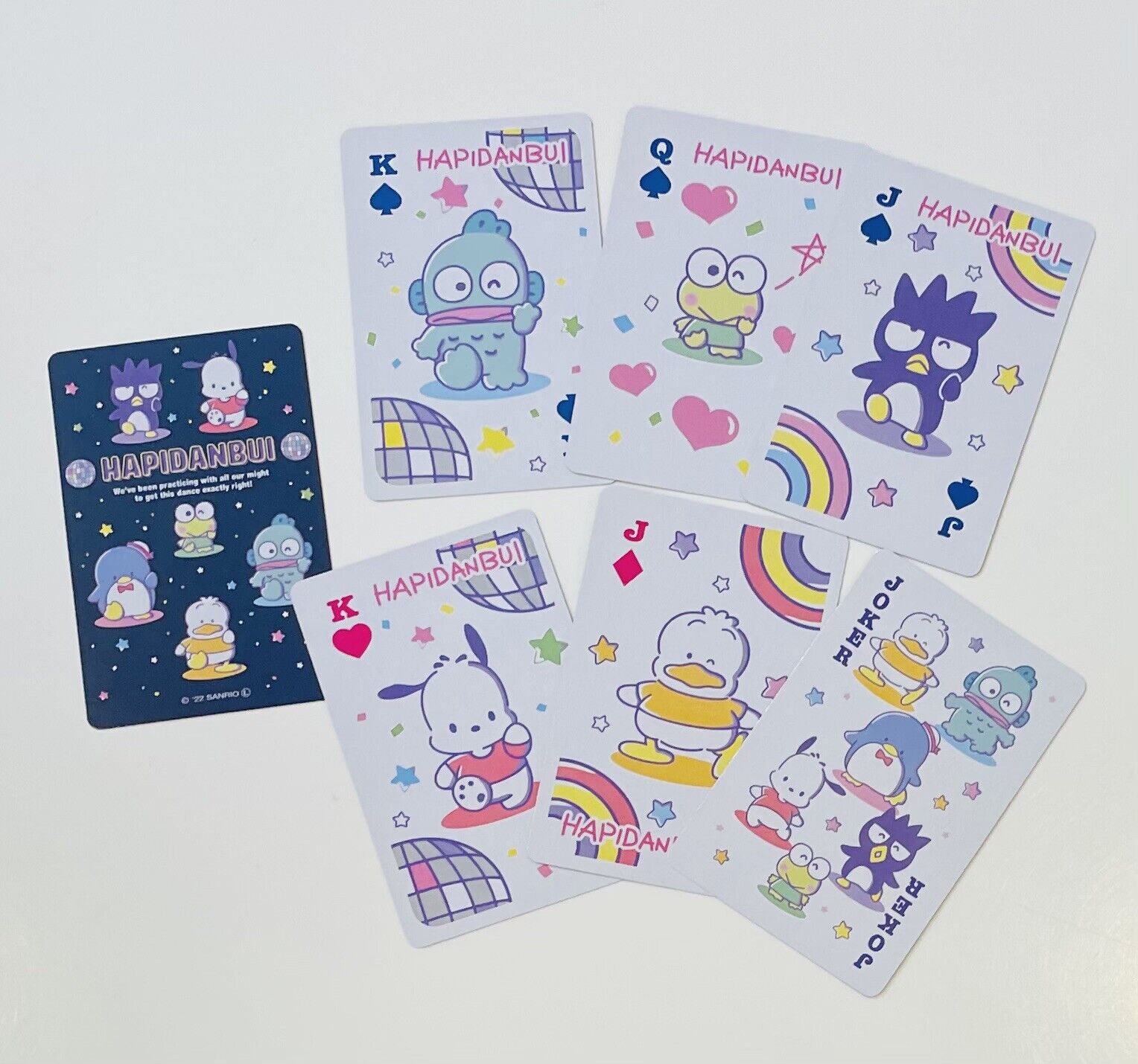 Sanrio HAPIDANBUI Playing Cards,Japan Limited,New!released in 2022