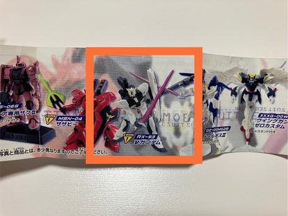 Gundam Figure Capsule Toy 3 Pieces MS Selection New in Vinyl Film