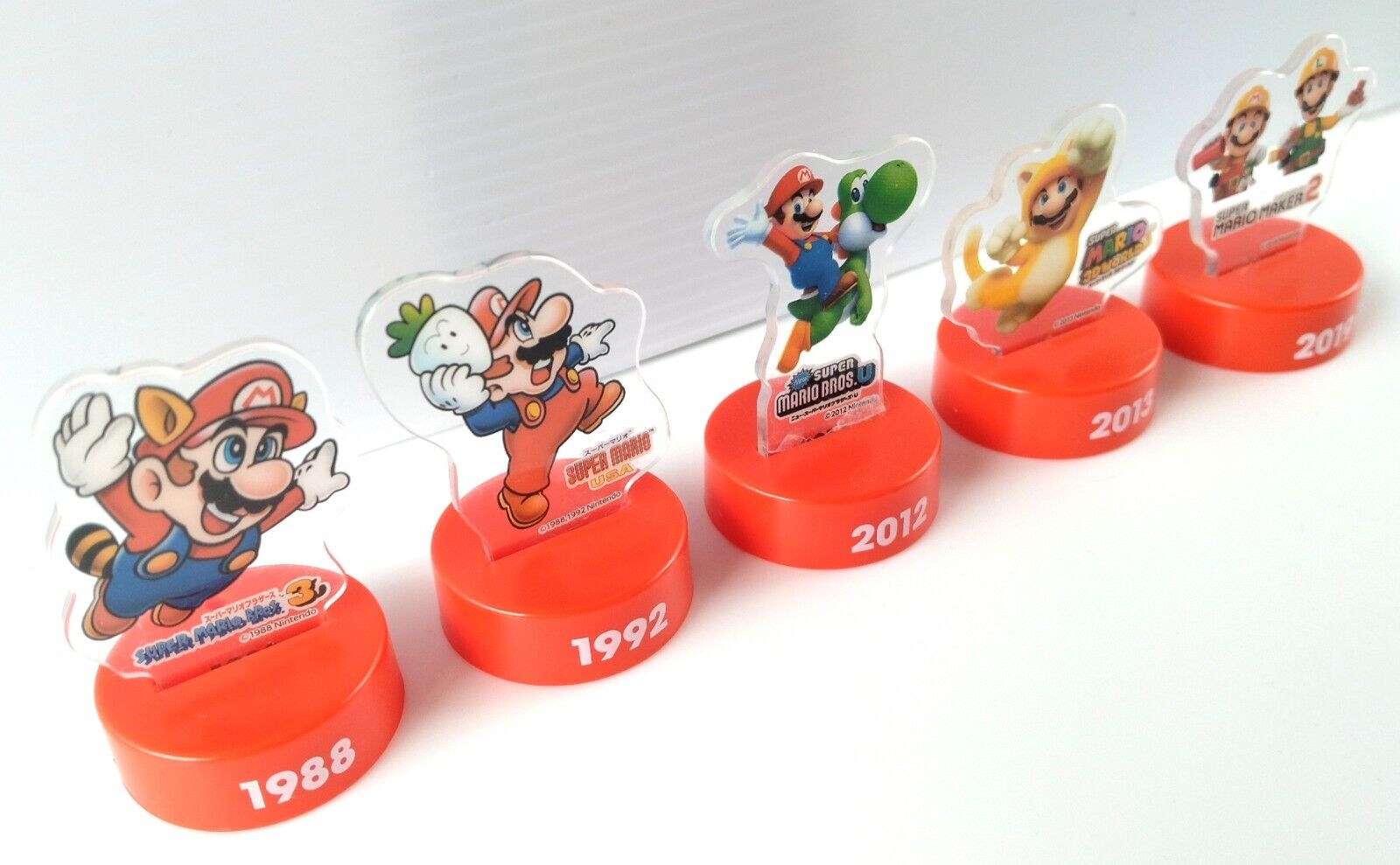 Super  Mario Bros. bottle cap marker limited edition set of 5