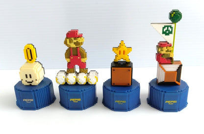 PEPSI Super Mario Bros. Dot Bottle Cap set of 4②