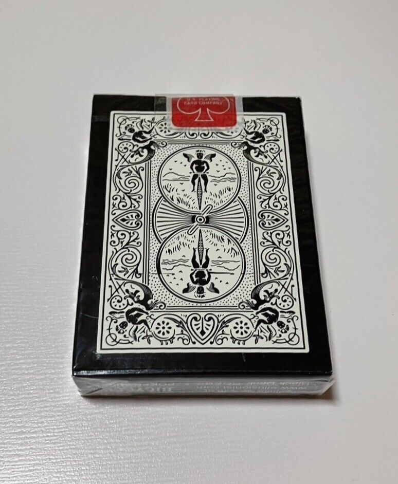 Bicycle Playing Cards Black Deck Tigers New Sealed