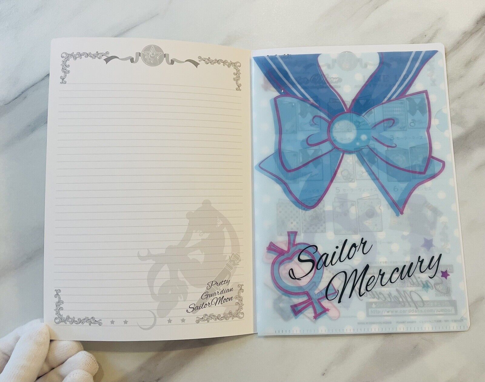 Sailor Moon Folder Sailor Mercury A5 size ♡ 2014 Rare