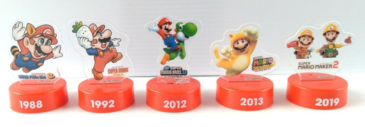 Super  Mario Bros. bottle cap marker limited edition set of 5