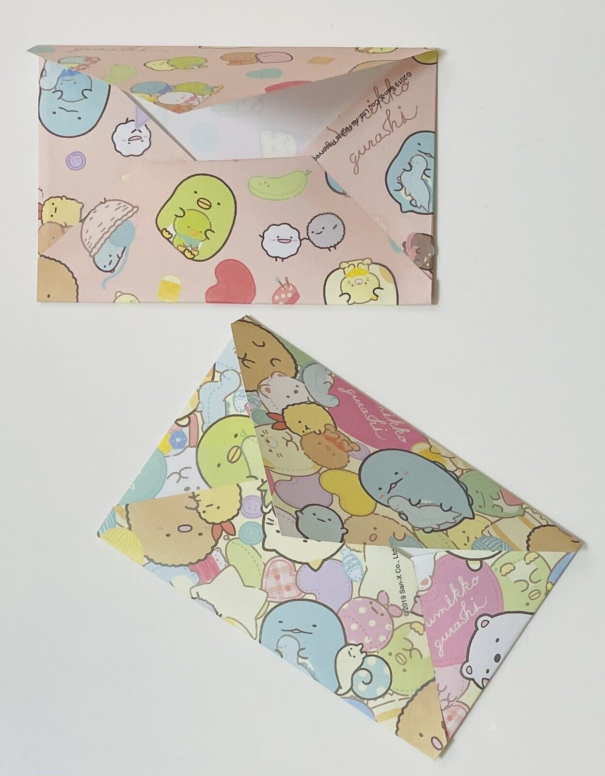 Sumikko gurashi coloring book and folding papers(Origami,Chiyogami)