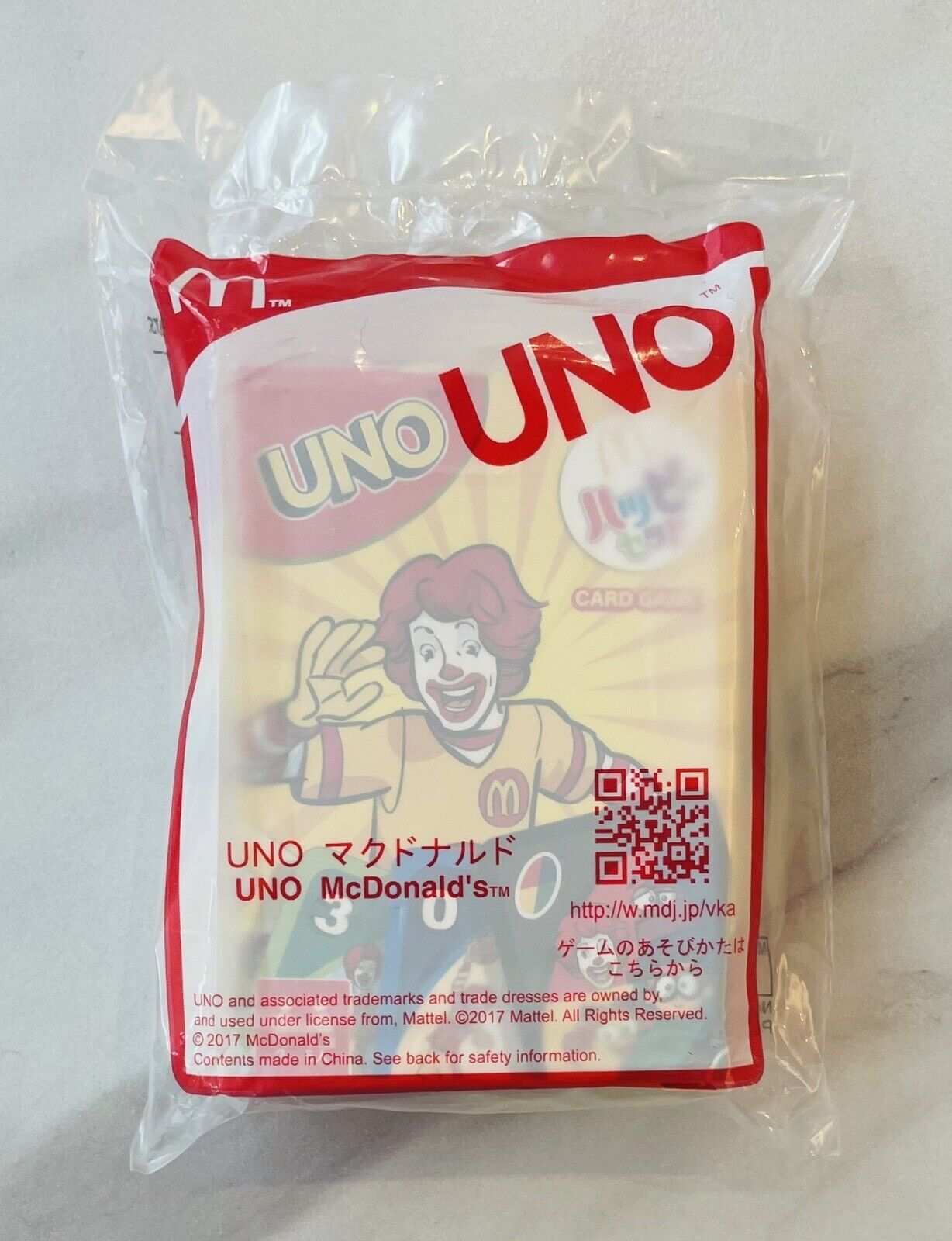 McDonald's UNO Cards.2017.Rare☆Japanese Edition.