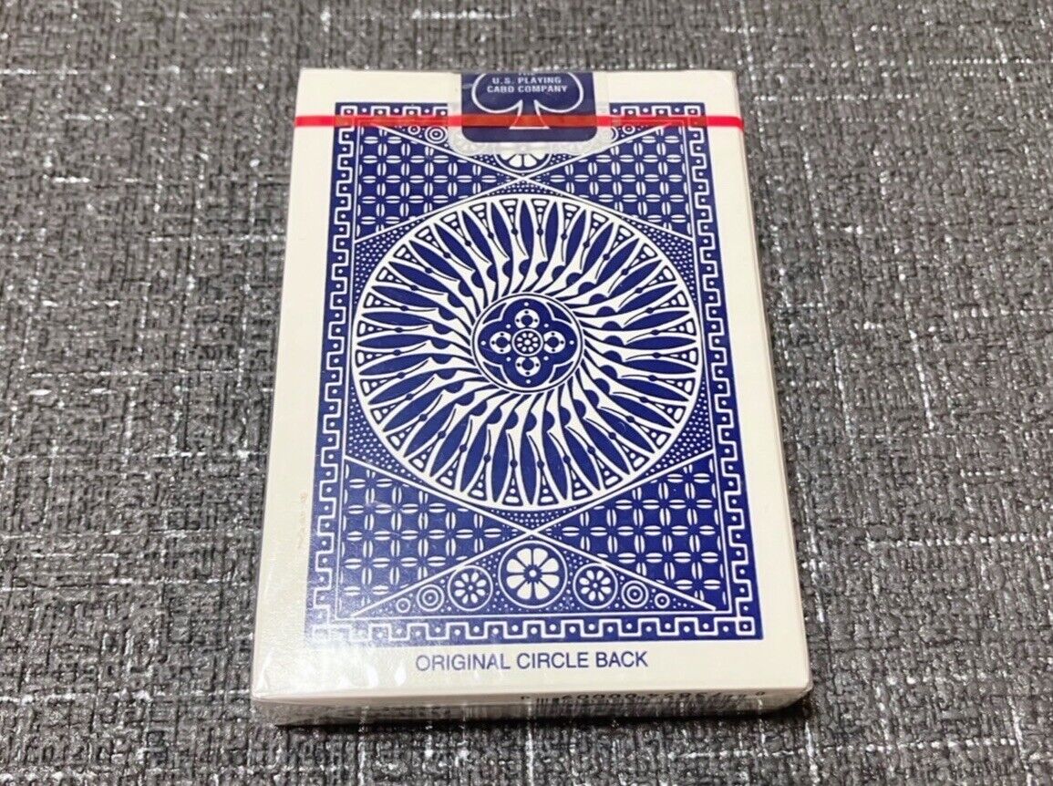 TALLY HO #9 Playing Cards Deck Original Circle Back Blue