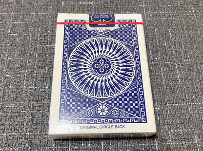 TALLY HO #9 Playing Cards Deck Original Circle Back Blue