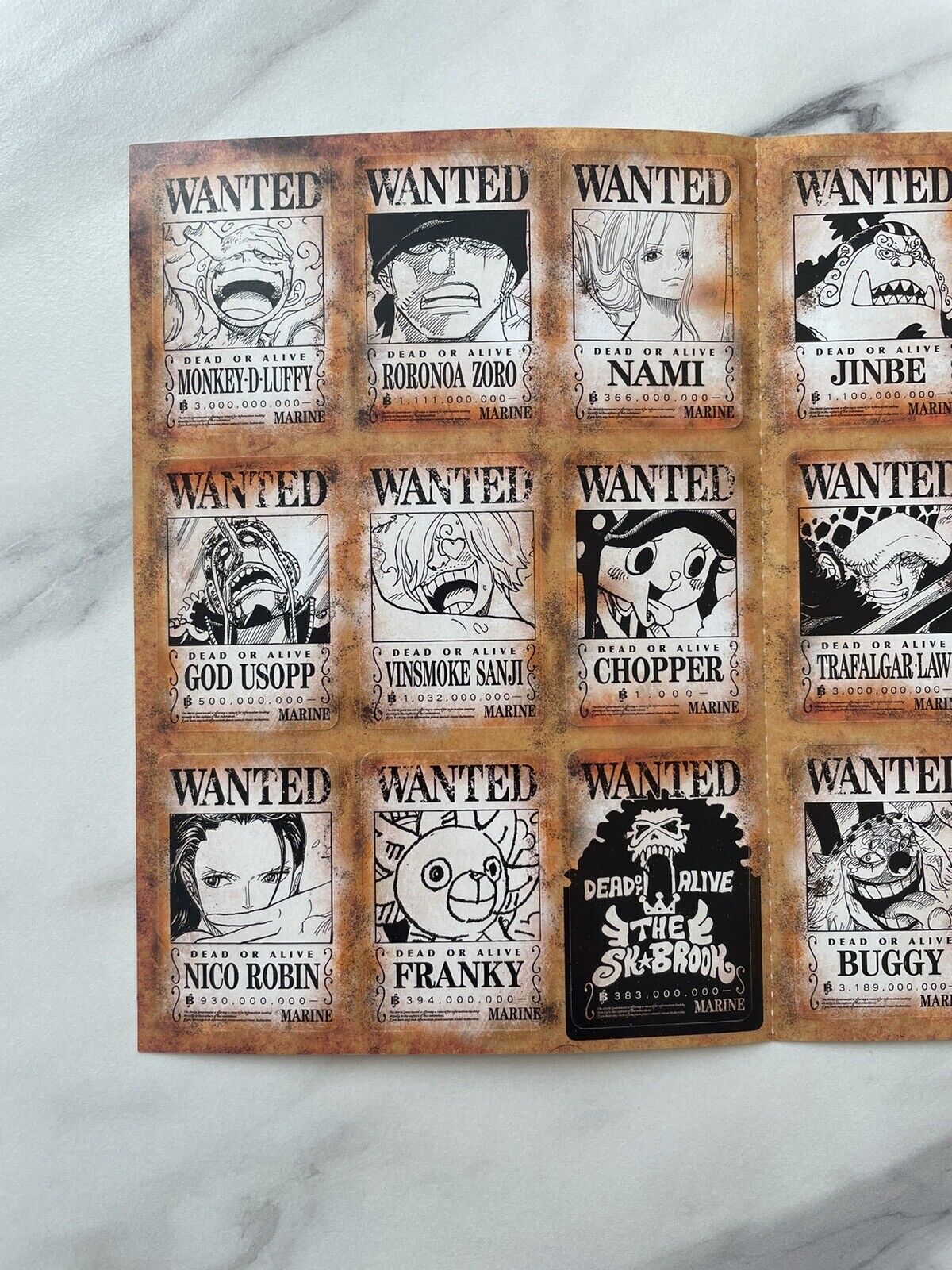 ONE PIECE Mini Cards 36 cards set " Imagine Wanted " 2024 Saikyo jump New Sealed