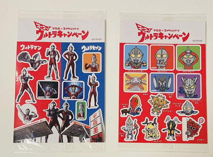 ULTRAMAN stickers,2 sheets/big size/Japanese Edition