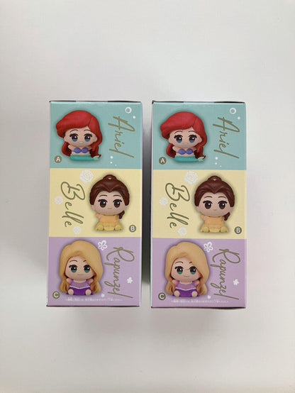 Disney Princess Ariel and Rapunzel Figure Set by BANDAI Japan