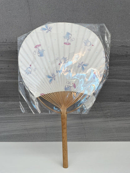 My Neighbor TOTORO Ghibli Bamboo Paper Fan " UCHIWA " from Japan