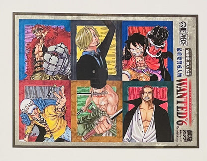 One Piece Stickers and 4 postcards/Luffy, Shanks,Yamato,Zoro.New/Rare/from Japan