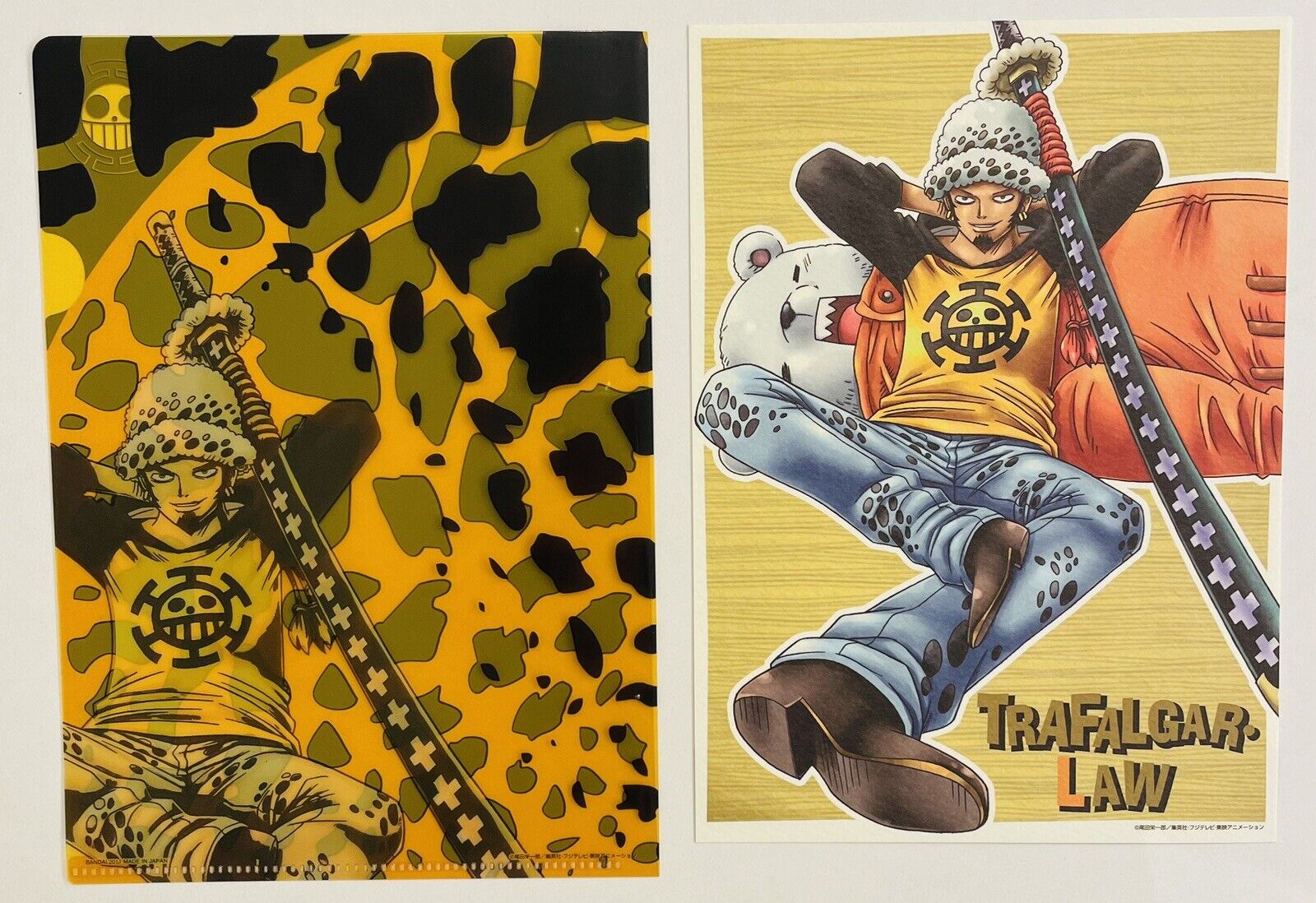 ONE PIECE file folder and a big card/2011/Rare/from Japan/Trafalgar Law