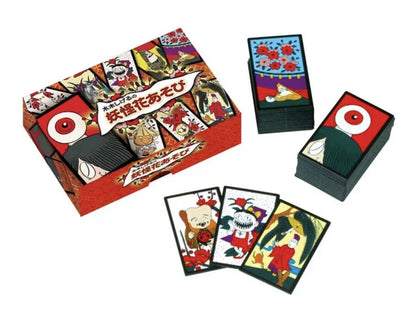 Hanafuda Japanese playing cards by Shigeru Mizuki, Gegege no Kitaro,Flower Cards