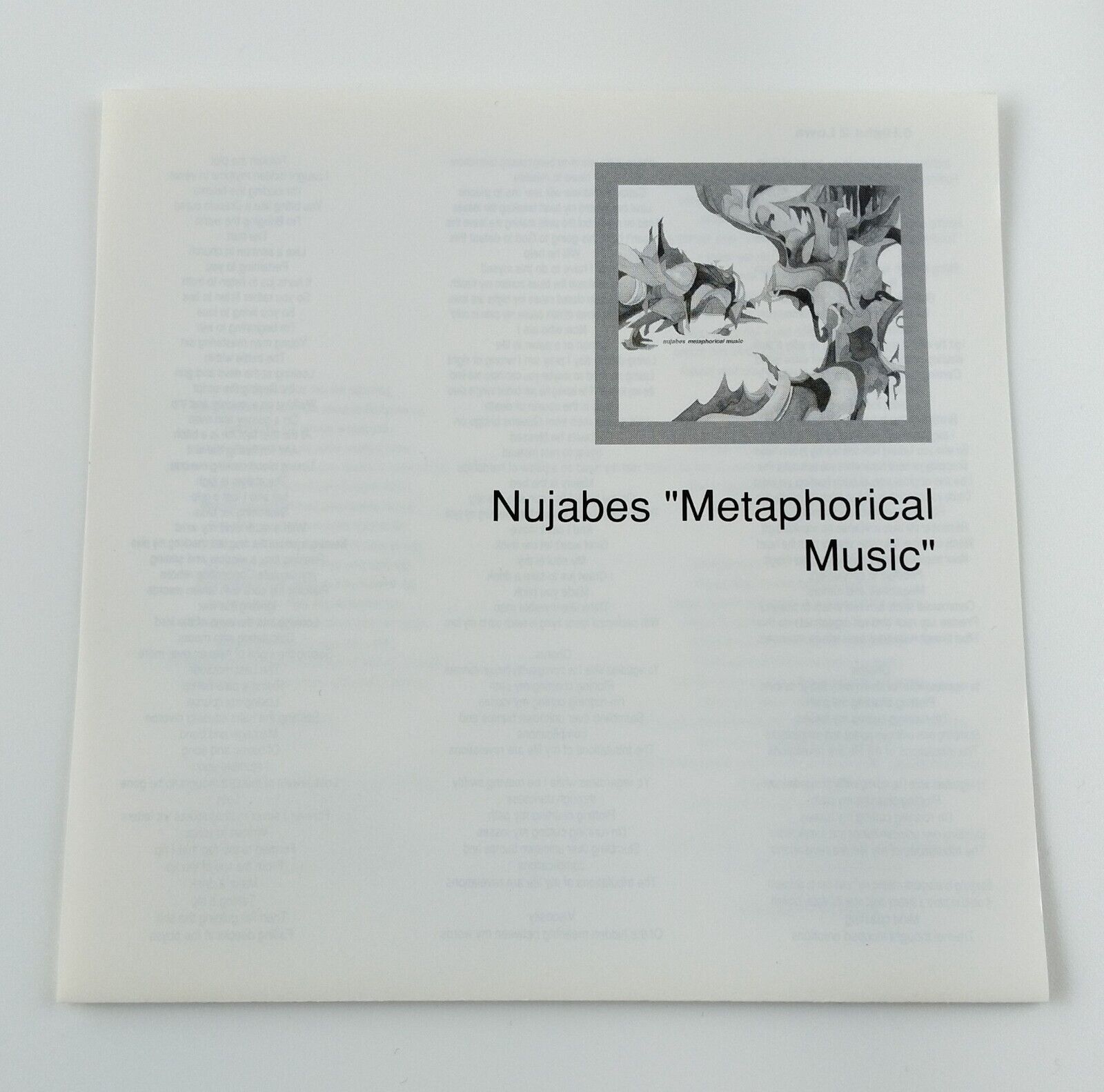 NUJABES METAPHORICAL MUSIC CD Album The Legend of Lo-Fi Hip-Hop Japanese Artist