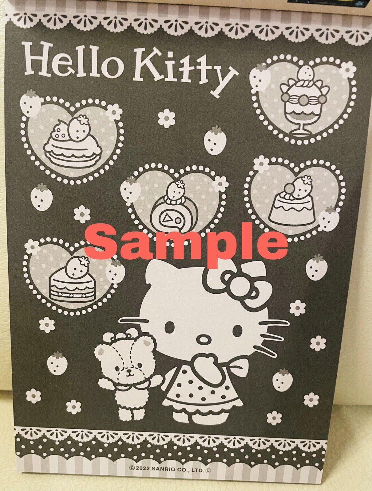 Sanrio Coloring Book Black Version New! So Cute♡ Japanese Edition